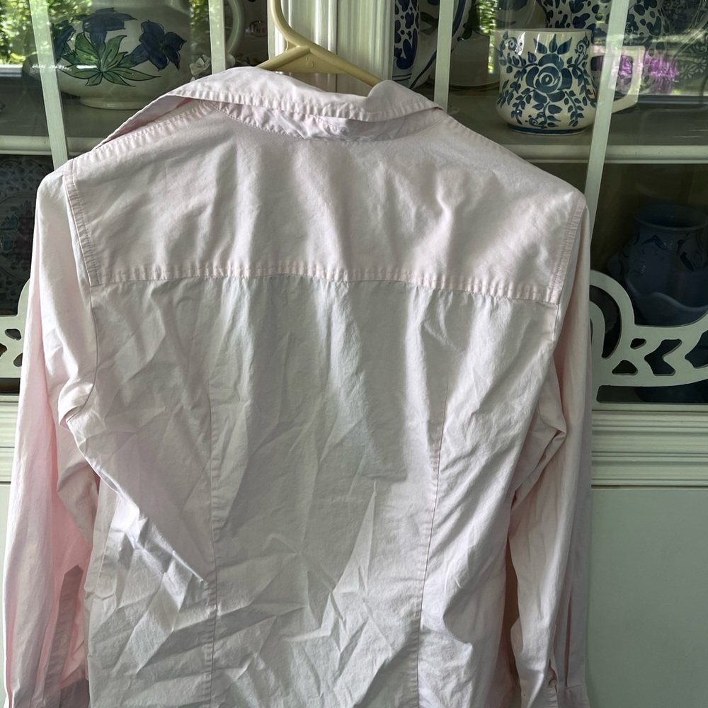 J.Crew pink size M button down - Picture 6 of 8